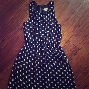 Dress - black & white polka dot