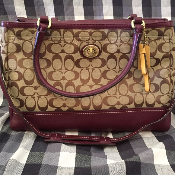 Coach laptop / purse / diaper bag
