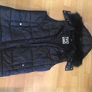 Cozy Michael Kors MK hooded vest