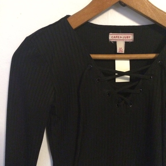 Dresses & Skirts - 💟Tie Up Black Skater Dress💟