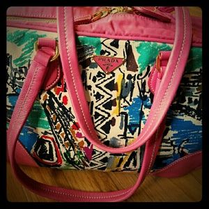 EUC Prada Pink Venice Bag