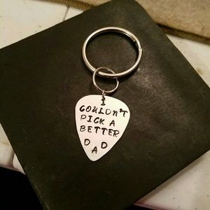 Handstamped keychain
