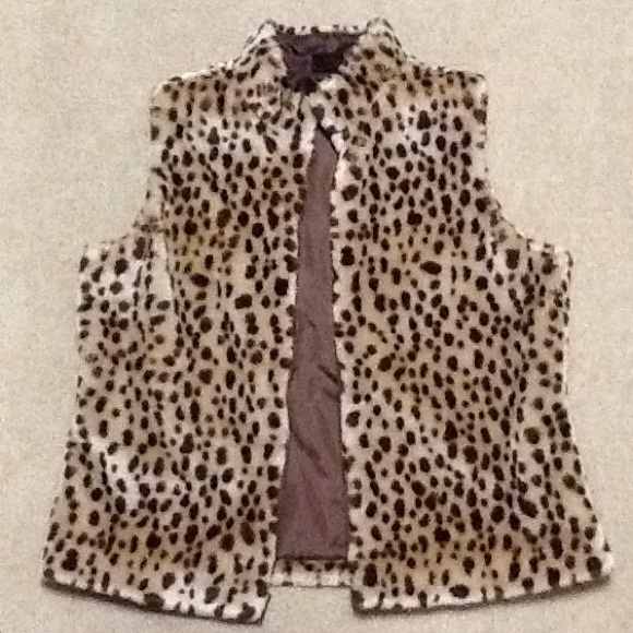 Animal print vest