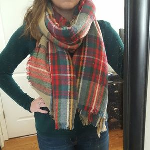 Tartan plaid scarf