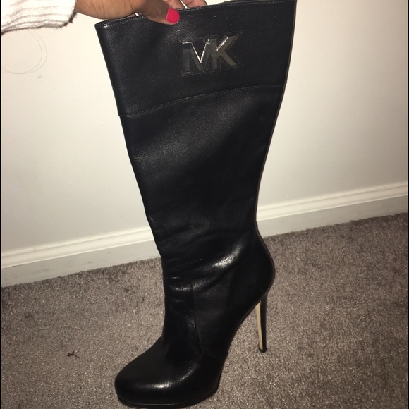 Michael Kors Hayley hidden platform boots.