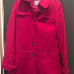 Gorgeous GUC pink wool guess jacket size small