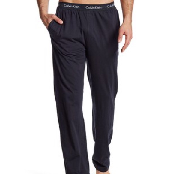 Calvin Klein Logo Waistband Pajama Pants.