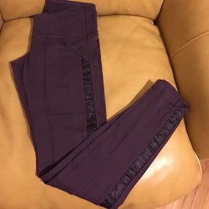 Lululemon purple leggings