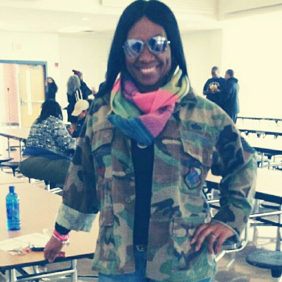 Infinity Color block scarf - Picture 3 of 4