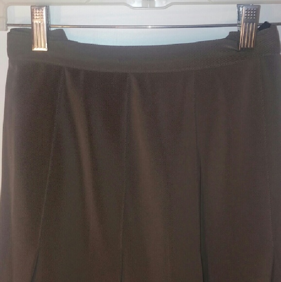 Taupe Pleated Skirt - Picture 2 of 2