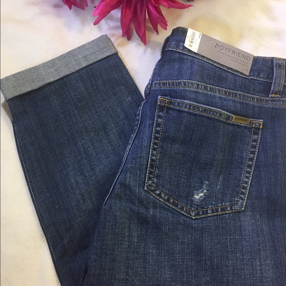 Jennifer Lopez Blue Denim Boyfriend Jeans - Picture 2 of 4