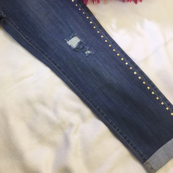 Jennifer Lopez Blue Denim Boyfriend Jeans - Picture 4 of 4