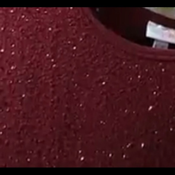 Lularoe Elegant Carly Size Lrg Deep Cranberry Red