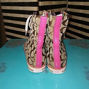 Coach Shoes - Coach Poppy Bonney High Tops Sneakers Coach Shoes - Coach Poppy Bonney High Tops Sneakers