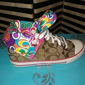 Coach Shoes - Coach Poppy Bonney High Tops Sneakers Coach Shoes - Coach Poppy Bonney High Tops Sneakers