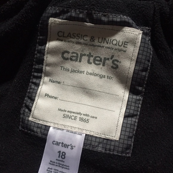 Carter's Winter Coat - Picture 3 of 4