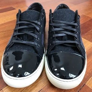 Lanvin Navy Sneakers