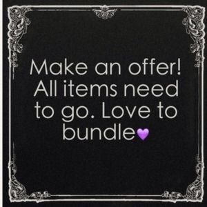 WILLING TO ACCEPT OFFERS & BUNDLES. ALL MUST GO 😀