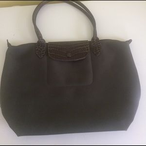 Longchamp Le Pliage Nylon Grey tote Longchamp Le Pliage Nylon Grey tote