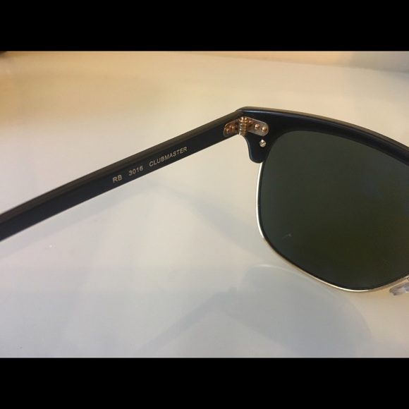 Original Ray Ban Polarized Clubmaster Sunglasses - Picture 3 of 4
