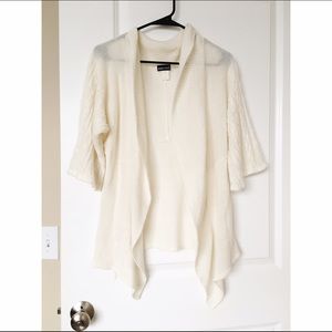 Wetseal Flowy Open-Faced Cardigan