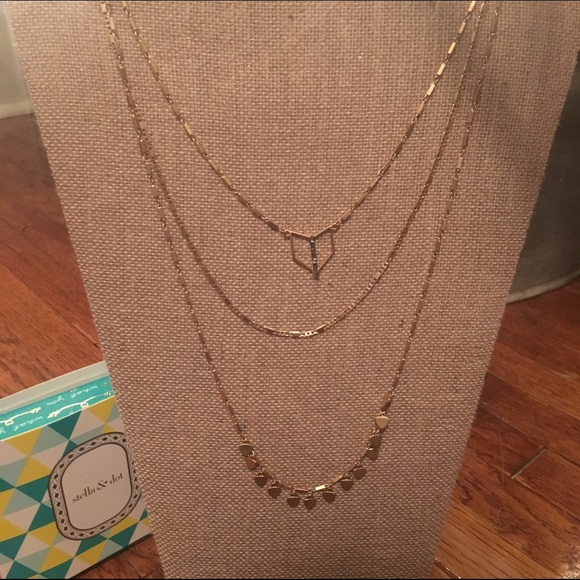 Stella & Dot Terra layering necklace
