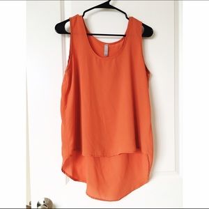 Hi-Lo Burnt Orange Tank