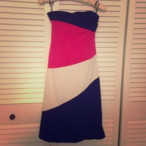 Express strapless dress