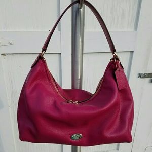 Coach leather handbag