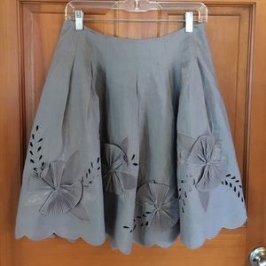 Linen Anthropologie Skirt by Elevenes Size 6