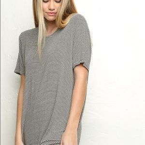 Brandy Melville Striped T-Shirt Dress