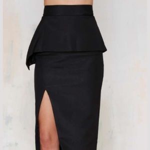 Nasty Gal Peplum Skirt NWT