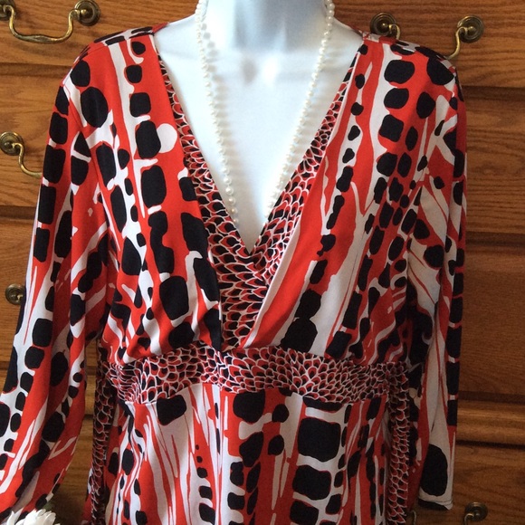 Bay Studio Tops - Bay Studio Career Tie Colorful Top