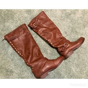 Dainty hooligan brown riding boots