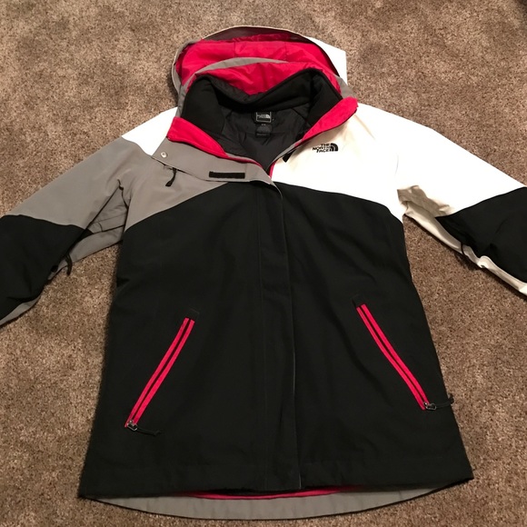 Women's North Face winter coat 3 in 1