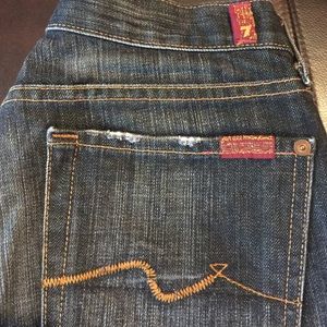 7 for all man kind jeans. Size 28.