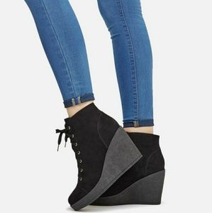 Cute Wedge JustFab Booties