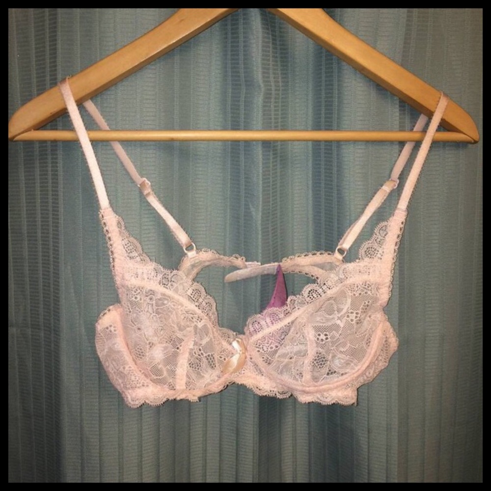 Pink Lace Bralette
