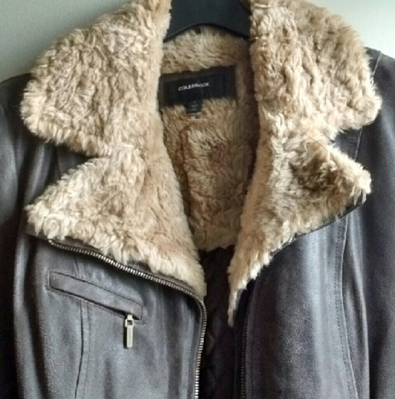 Brown suede jacket