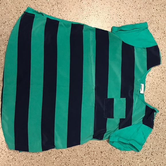 Girl's Old Navy striped shirt • size L