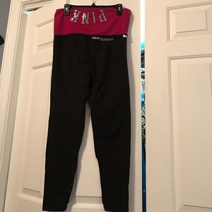 Practically new VS yoga pants with sequins