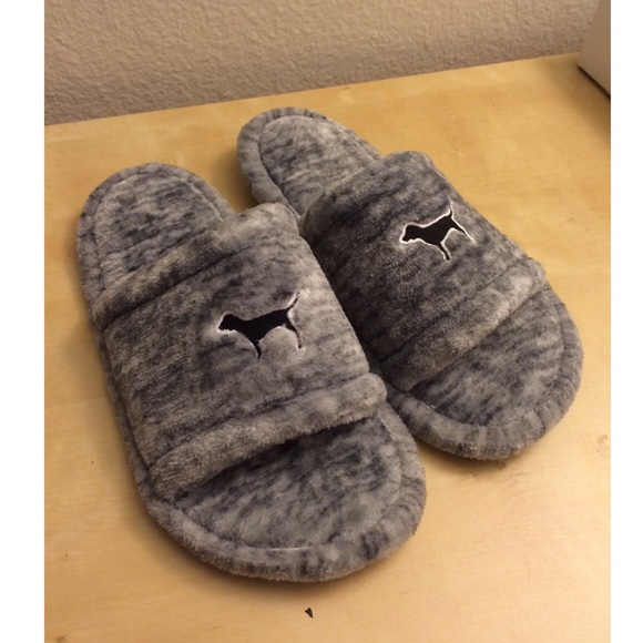 Brand New Gray Marled Victoria's Secret Slippers!