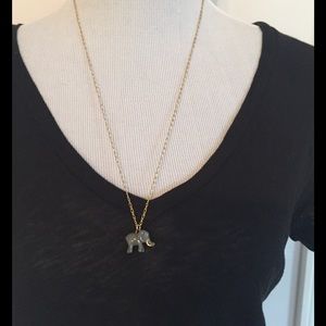 J Crew elephant necklace 🐘✨
