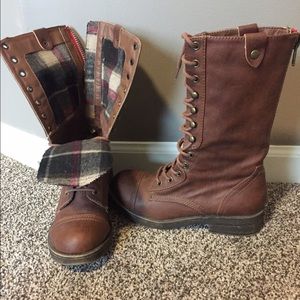 Madden Girl Lace-Up Boots