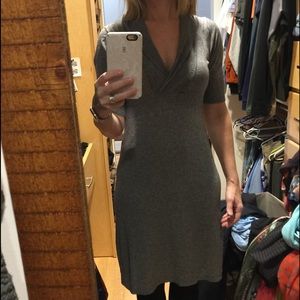 Athleta grey sweater dress