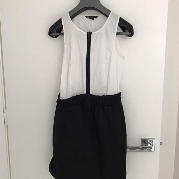 A/X  Armani exchange front zip dress