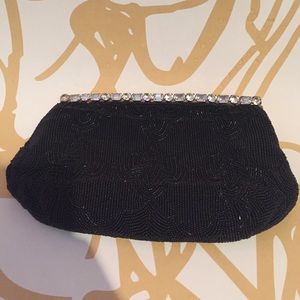 French beaded vintage clutch