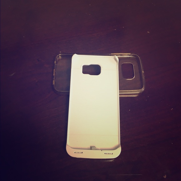 Samsung Galaxy S6 Mophie & Clear case.