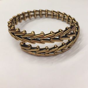 Alex and Ani vintage gold wrap bracelet