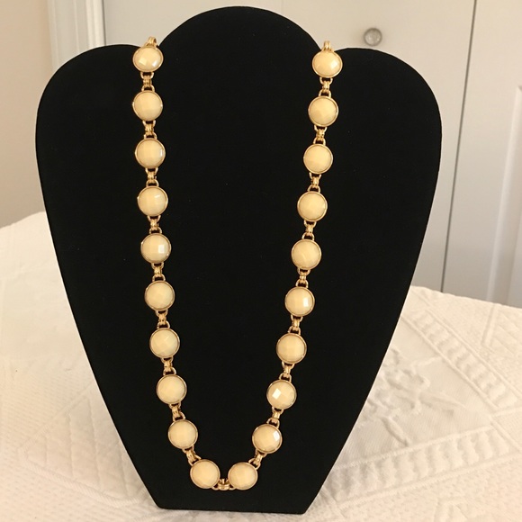 Kate Spade Gold and Cream Necklace